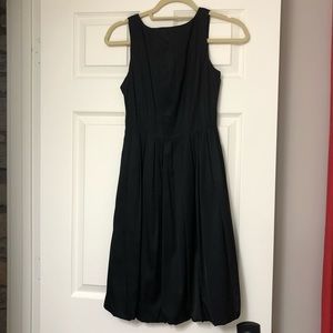 Maggy London pleated bubble hem dress